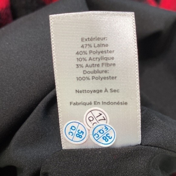 Talbots Wool Blend Buffalo Plaid Window Pane Pencil Skirt Lined Back Slit Warm - Picture 9 of 15